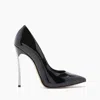 Casadei Blade Patent Leather - Woman Pumps Black 37 In Black
