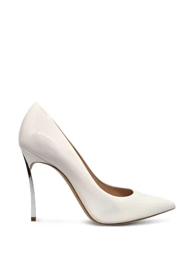 Casadei Blade Pointed-toe Pumps In White