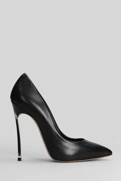 Casadei Blade Pumps In Black Leather