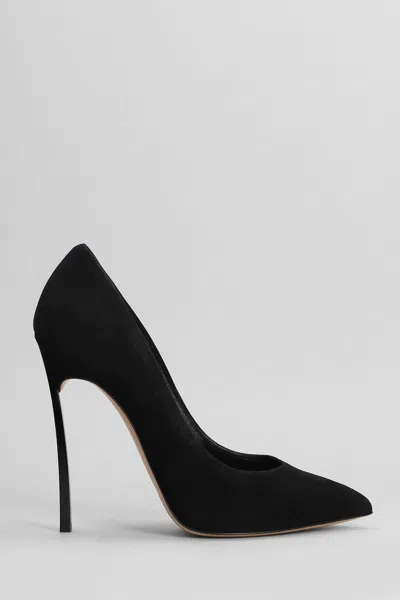 Casadei Blade Pumps In Nero Neri E Grigi