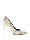 Casadei Blade Python-print Pumps In Multi