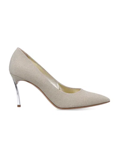 Casadei Blade Solar Eclipse Pump In Beige