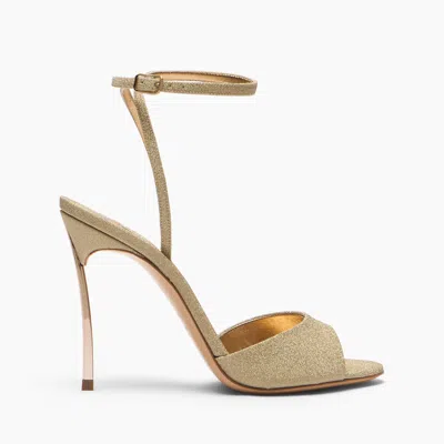Casadei Blade Solar Eclipse Sandal - Woman Sandals Goldust 41