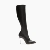 Casadei Blade Stretch To The Knee Boots - Woman High Boots Black 37