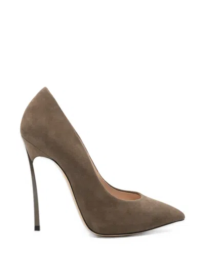 Casadei Blade Suede Pumps In Multi