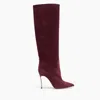 Casadei 80mm Pointed-toe Suede Boots