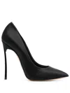 Casadei Blade Twenties 120mm Satin Pumps In 9000