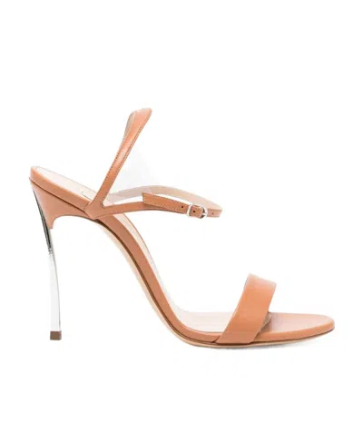 Casadei Blade V Celebrity 110mm Sandals In Pink