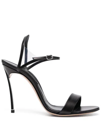 Casadei Blade V Celebrity Sandals In Black