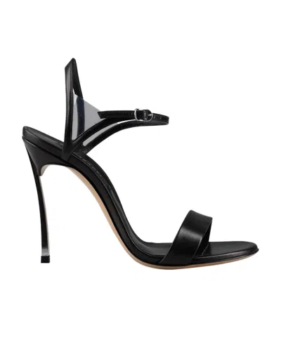 Casadei Blade V Celebrity Sandals In Black