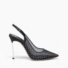 Casadei Blade Vanity Slingback - Woman Pumps Black 39 In Black