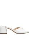 Casadei Block-heel Open-toe Sandals In White