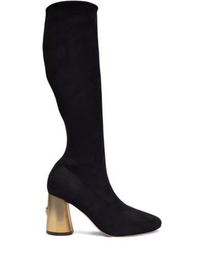Casadei Block-heel Over-the Knee Boots In Black