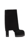 Casadei Ankle Boots With Platform And Block Heel In Black