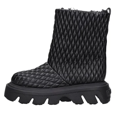 Casadei Boots Black In Nero Neri E Grigi