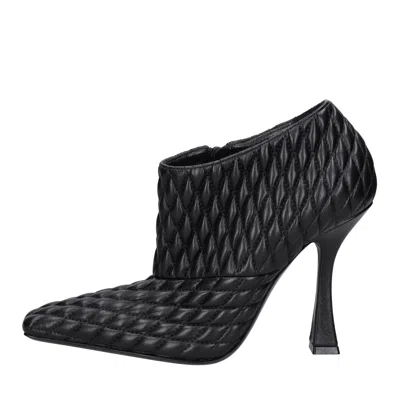 Casadei Boots Black In Nero Neri E Grigi