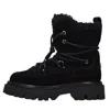 Casadei Suede Ankle Boots In Nero Neri E Grigi