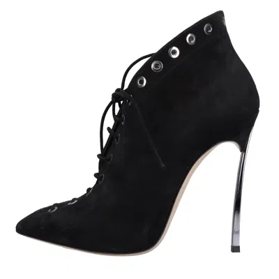 Casadei Boots Black In Nero Neri E Grigi