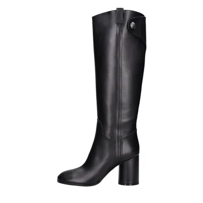 Casadei Boots Black In Nero Neri E Grigi