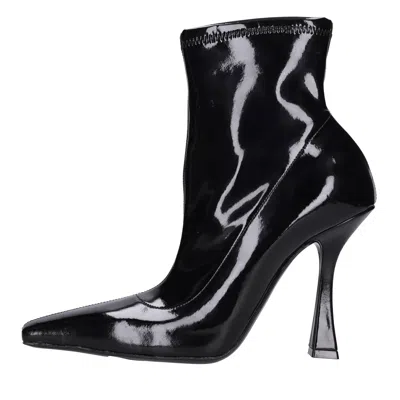 Casadei Boots Black In Nero Neri E Grigi