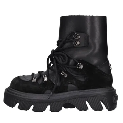 Casadei Boots Black In Nero Neri E Grigi