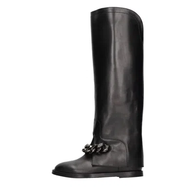 Casadei Boots Black In Nero Scuri