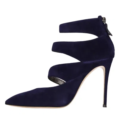 Casadei Boots Blue In Blu Blu E Verdi