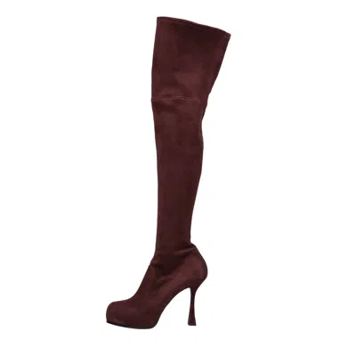 Casadei Boots Bordeaux In Bordeaux Marroni