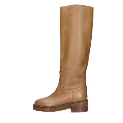 Casadei Boots Brown In Marrone Marroni