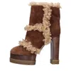Casadei Boots Brown In Marrone Marroni