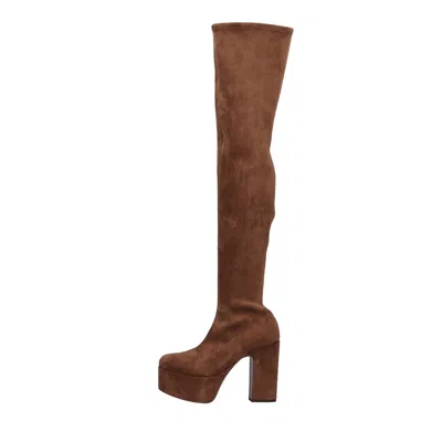Casadei Boots Brown In Marrone Marroni