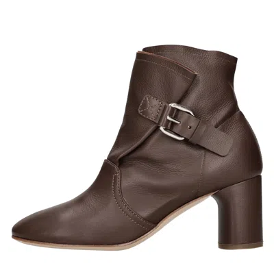 Casadei Boots Brown In Marrone Marroni