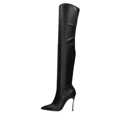 Casadei Boots In Black