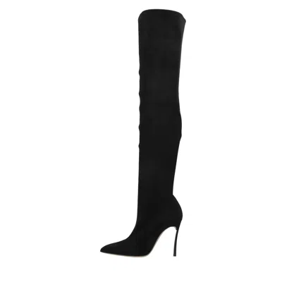 Casadei Boots In Black