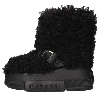 Casadei Boots In Black