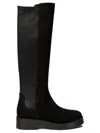 Casadei Boots With Suede Inserts Stivali & Stivaletti In Black