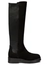 Casadei Boots With Suede Inserts Stivali & Stivaletti In Black