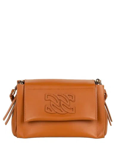 Casadei Brera Clutch Bag In Brown