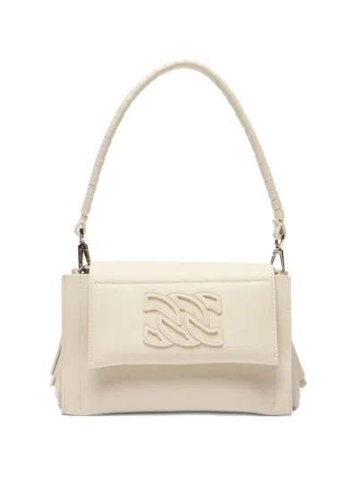 Casadei Brera Logo-detail Shoulder Bag In Neutral