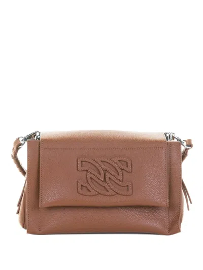 Casadei Brera Shoulder Bag In Brown