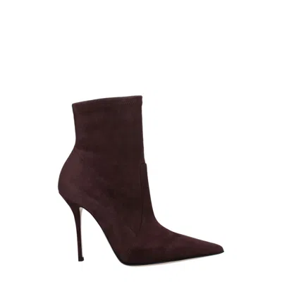 Casadei Brown Leather Ankle