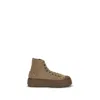 Casadei Brown Polyester Athletic Sneakers In Brown