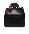 Casadei Logo Patch Top Handle Bag In Black