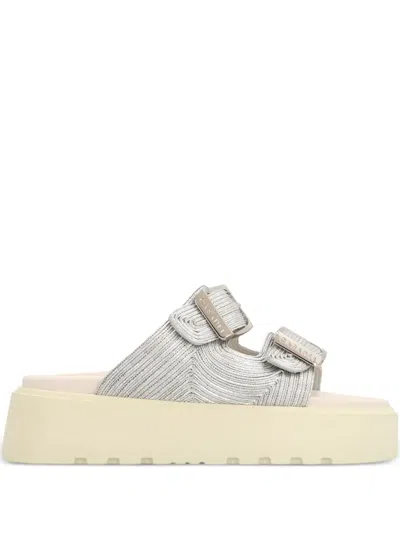 Casadei Buckle-embellished Platform Slides