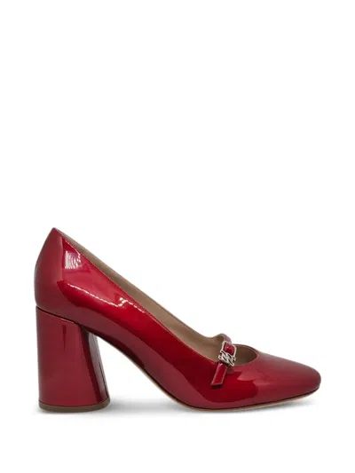 Casadei Buckle Strap Pumps In Red