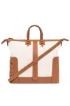 Casadei C-style Zipped Tote Bag In Sella