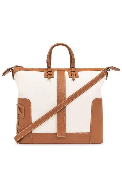 Casadei C-style Tote Bag In Sella