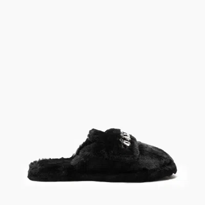 Casadei Campiglio Ortisei Slipers - Woman Flats And Loafers Black 37 In Black