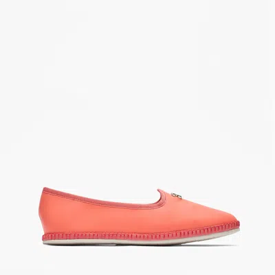 Casadei Capalbio Leather Ballet Flats - Woman Flats And Loafers Coral 37