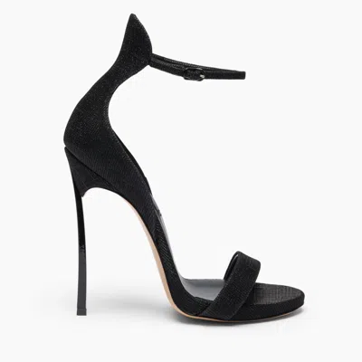 Casadei Cappa Blade Sandal - Woman Sandals Black 40